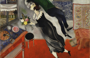 Birthday, by Marc Chagall